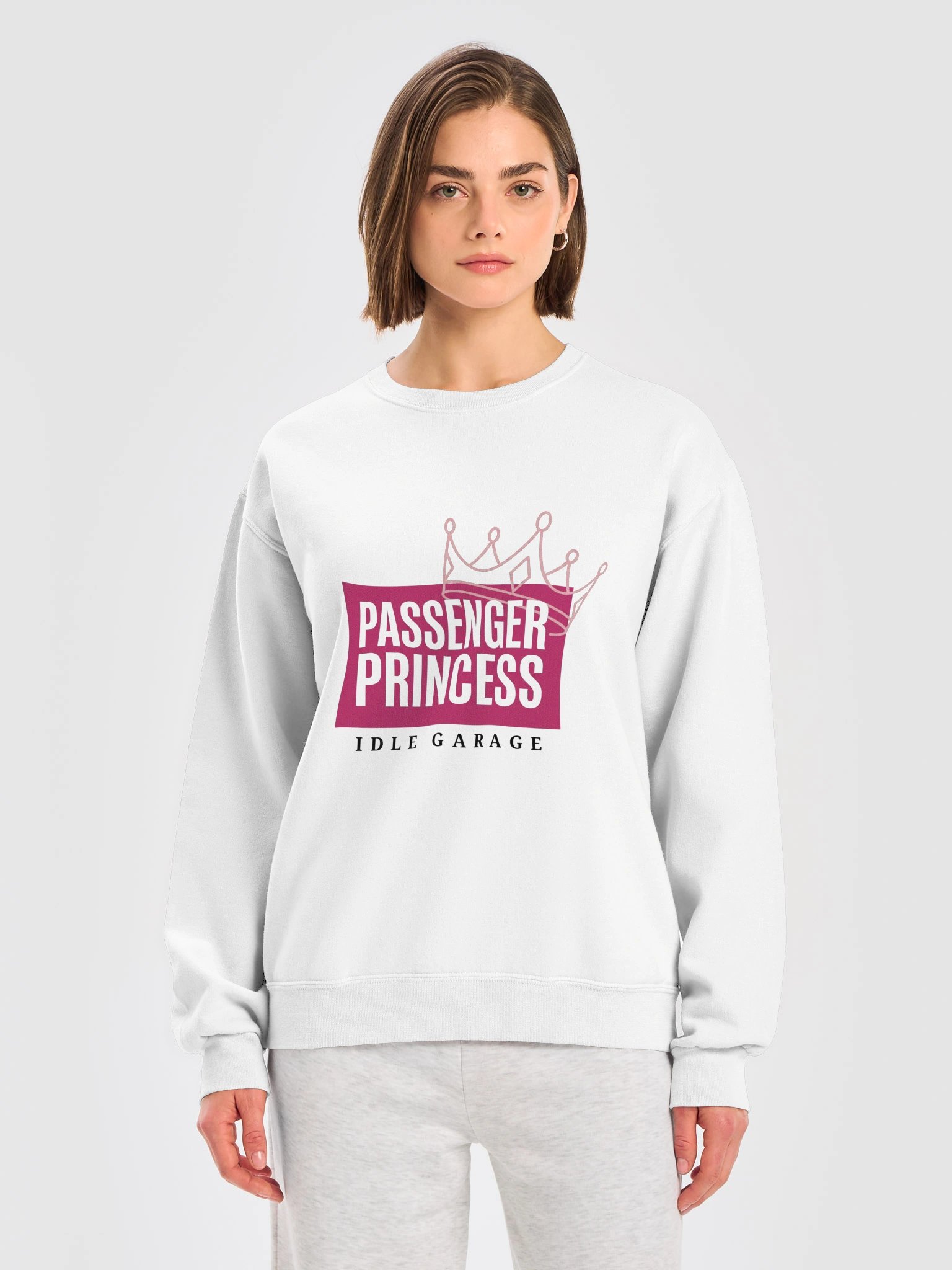 Idle Garage Passenger Princess Sweatshirt product image (1)