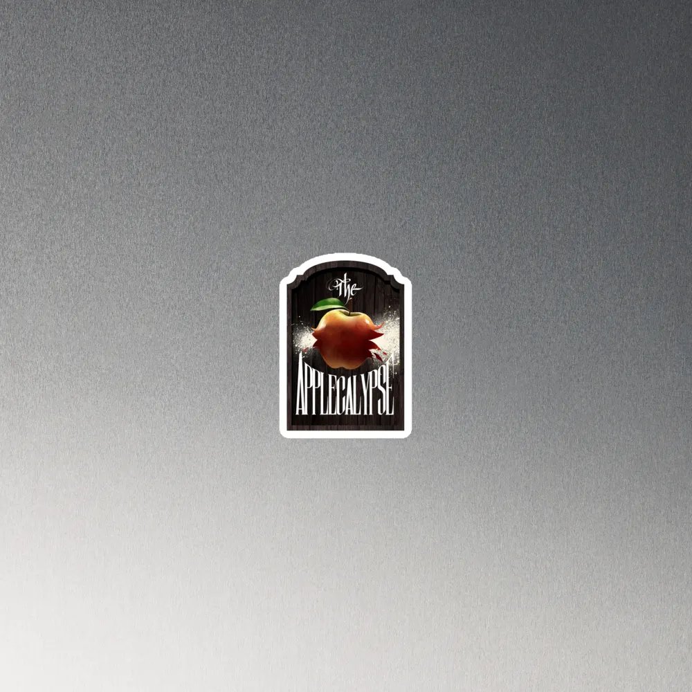 The Applecaplypse Pub Sign ✦ Die-Cut Magnets product image (4)