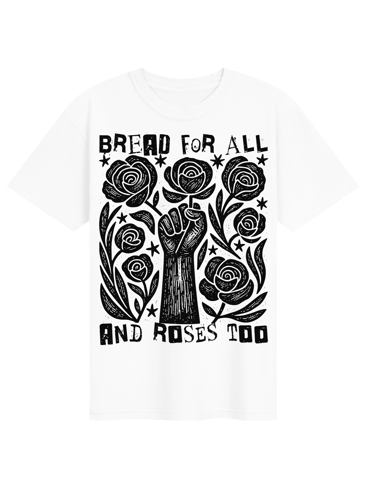 Democratic Socialist Bread For All And Roses Too Shirt product image (49)