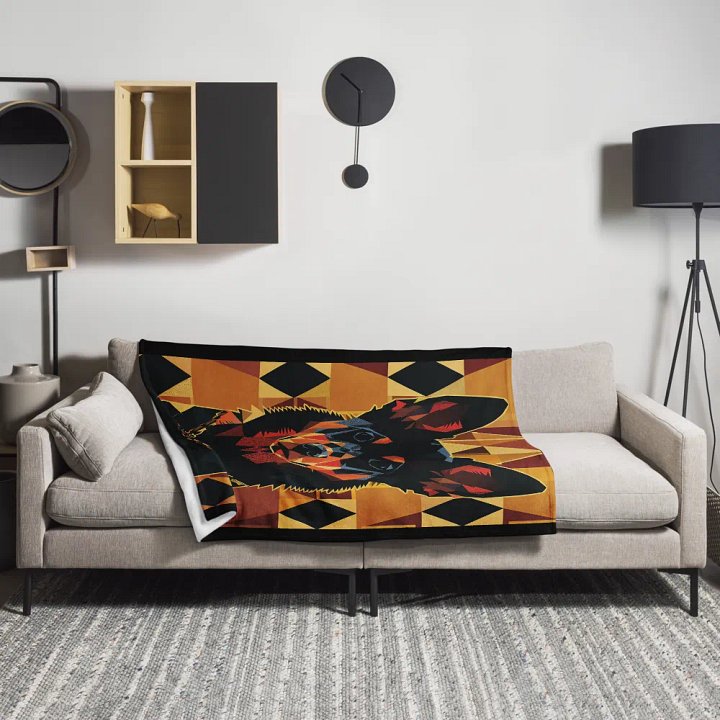 Australian Cattle Dog Art Deco style Portrait product image (1)