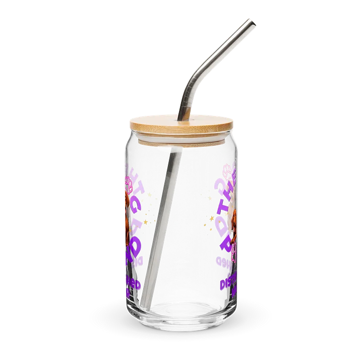 DogPound Beverage Glass with Lid and Straw product image (1)