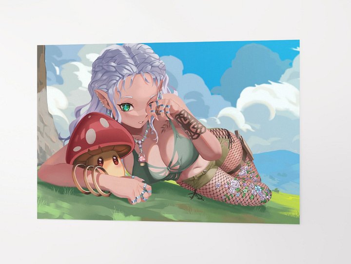 Nap in the Meadow Poster product image (1)