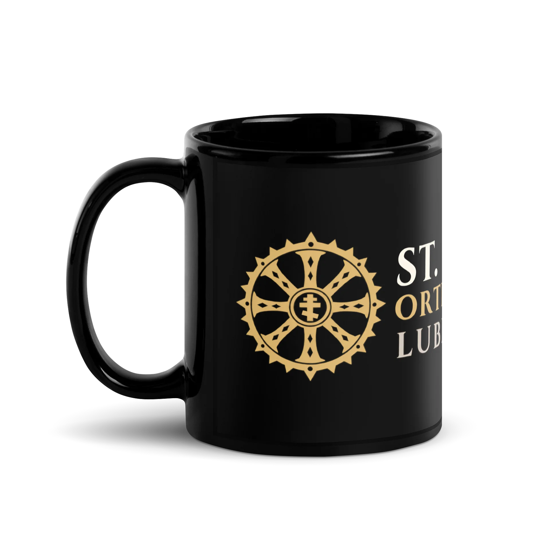 St. Catherine Orthodox Mission — Black Ceramic Mug product image (1)