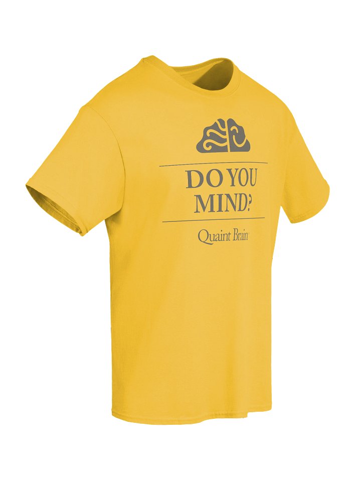Quaint Brain™ Do You Mind? Heavyweight Cotton Tee product image (2)