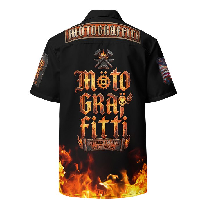 MötoGraffitti Club Shirt Forged Iron product image (2)