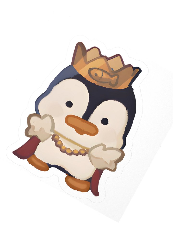 Queen Penguin Sticker product image (2)