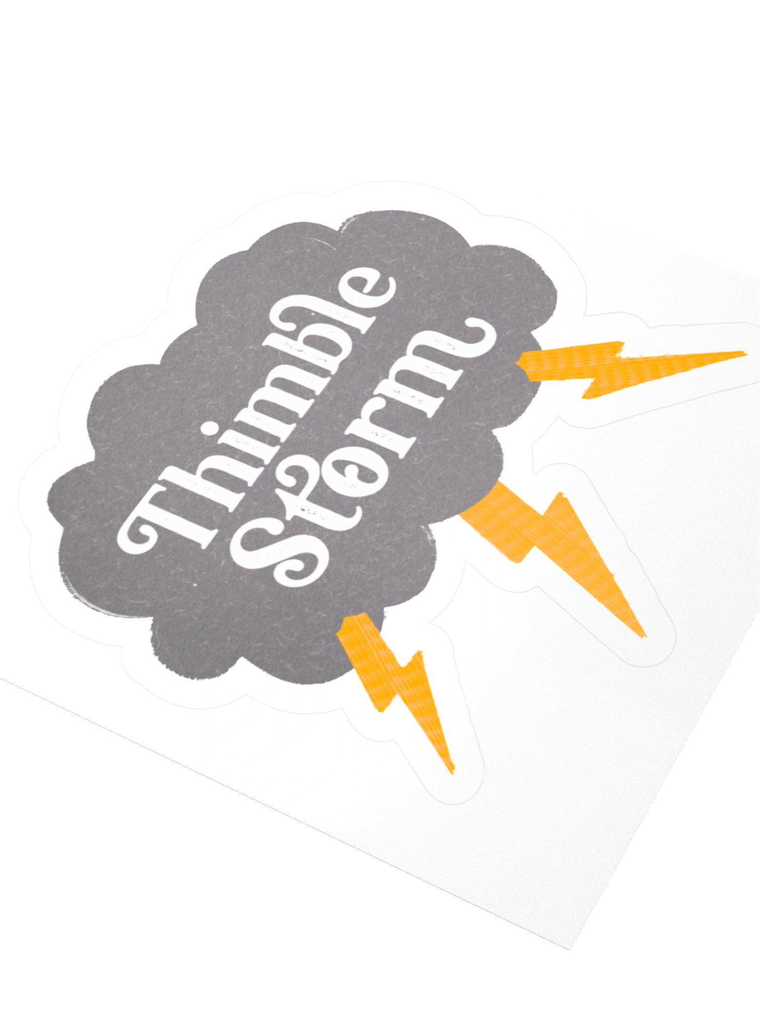 Thimble Storm Logo Sticker (Regular) product image (7)