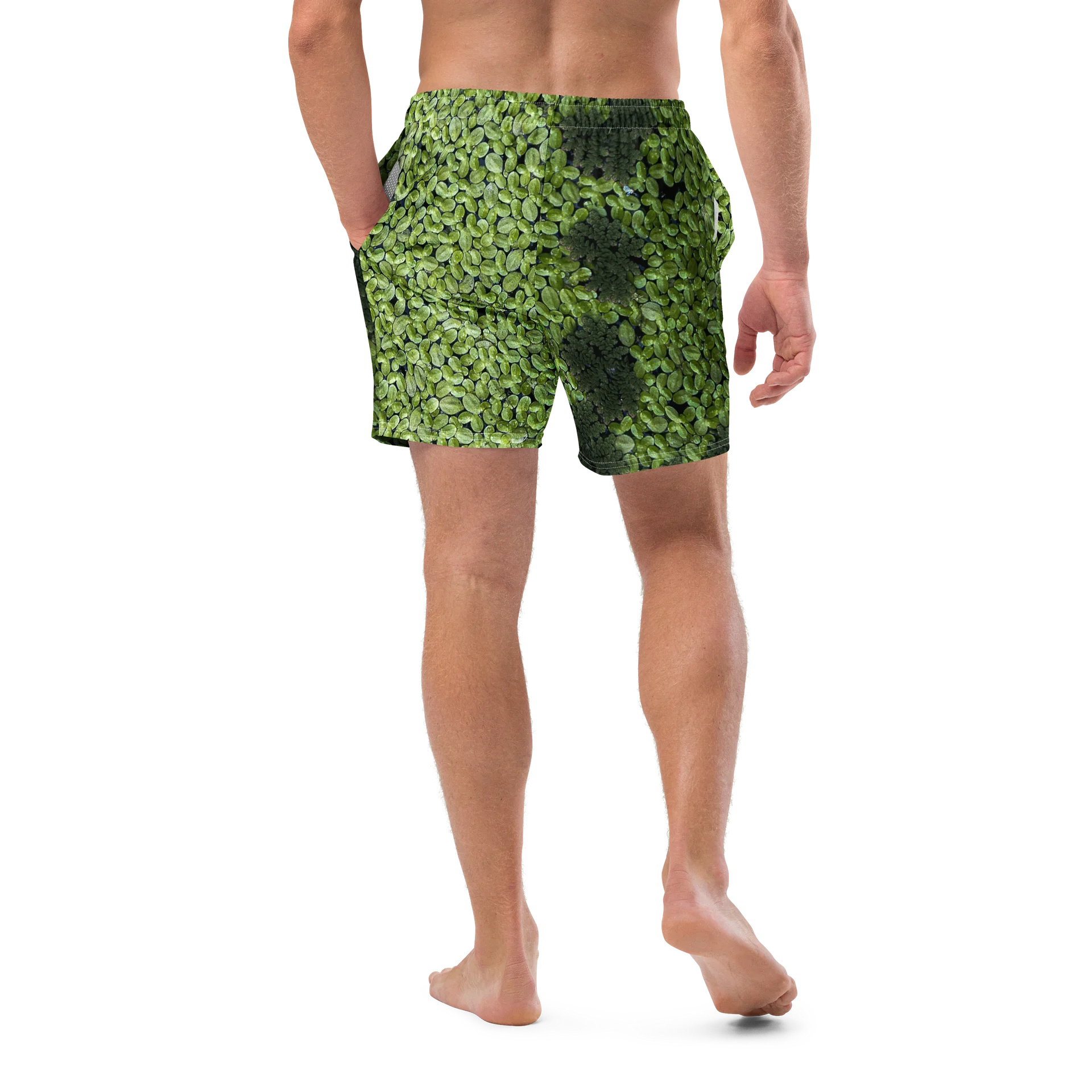 Verdant Life All-Over Print Swim Trunks product image (10)