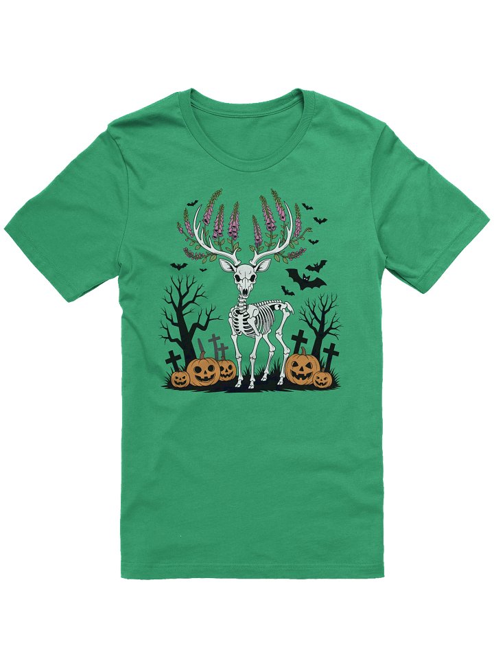 Floral Deer Halloween T-Shirt product image (4)