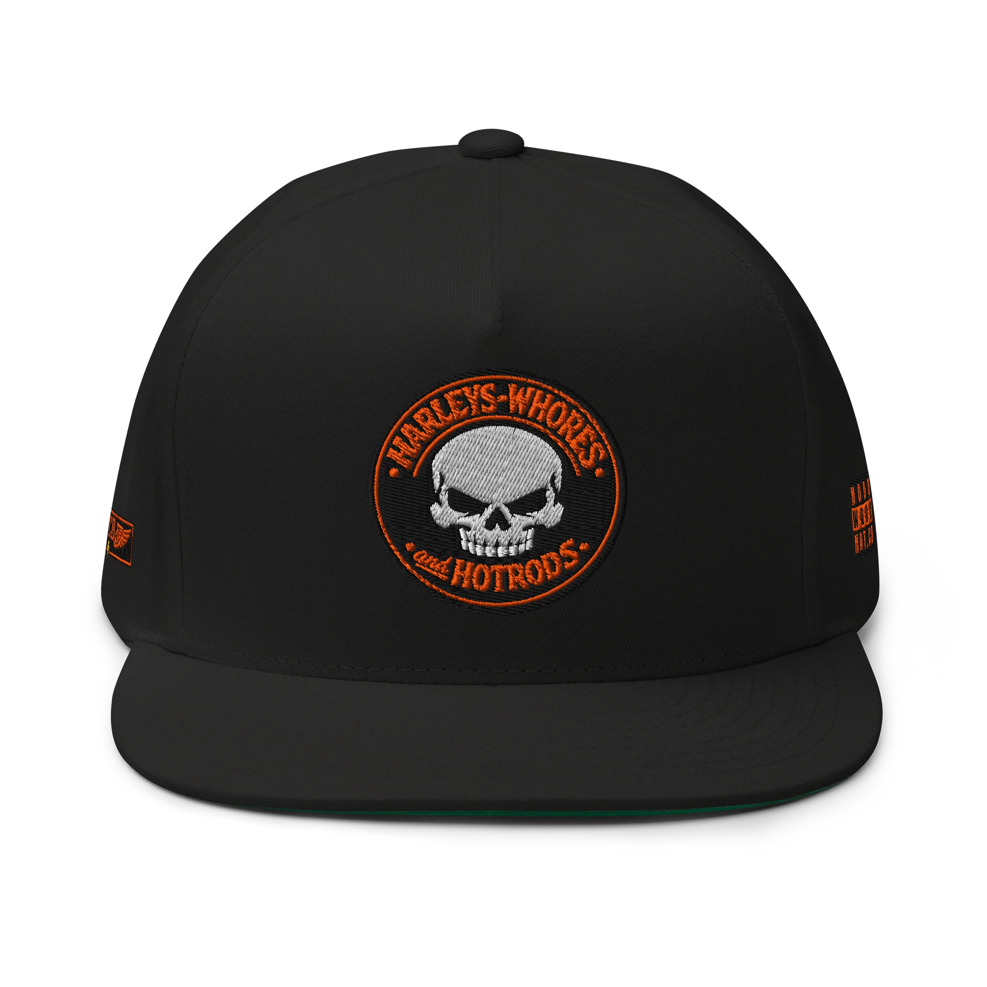 HARLEYS WHORES HOTRODS - Embroidered SnapBack product image (1)