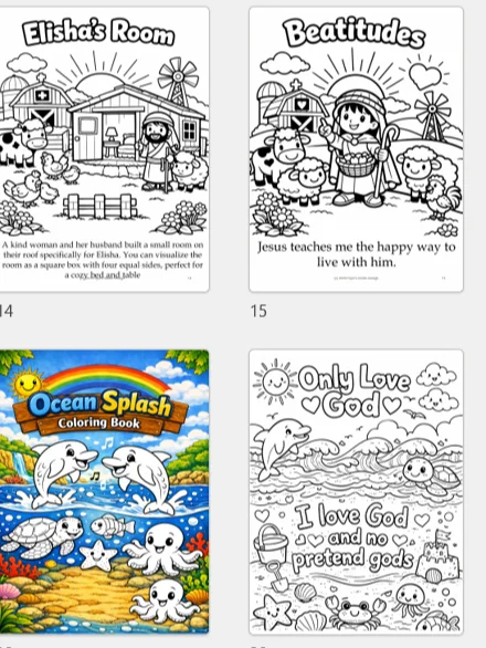 Wild Wonders Companion Coloring Book: 16 Themed Pages Per Week product image (5)