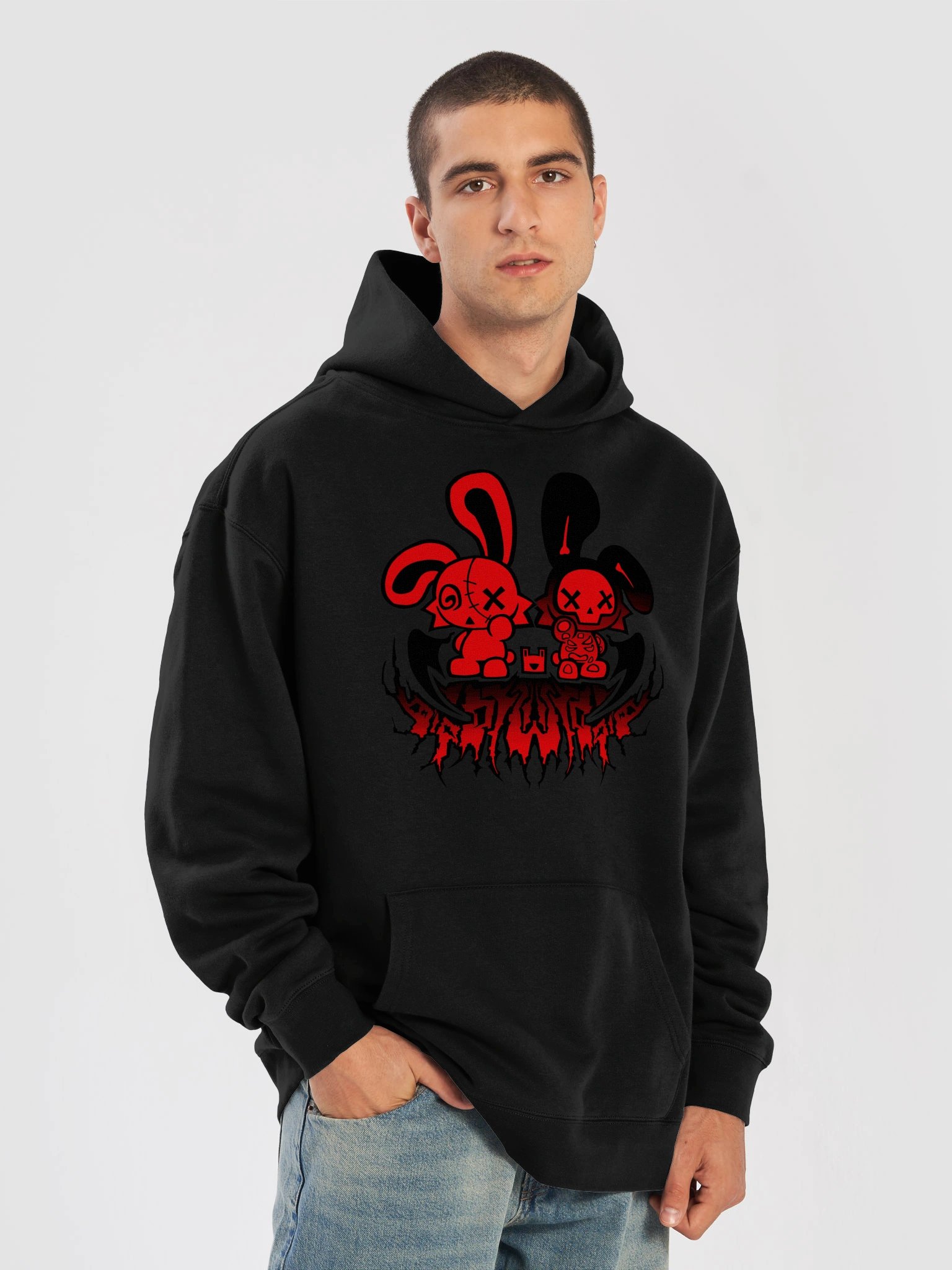 twin bunny hoodie product image (7)