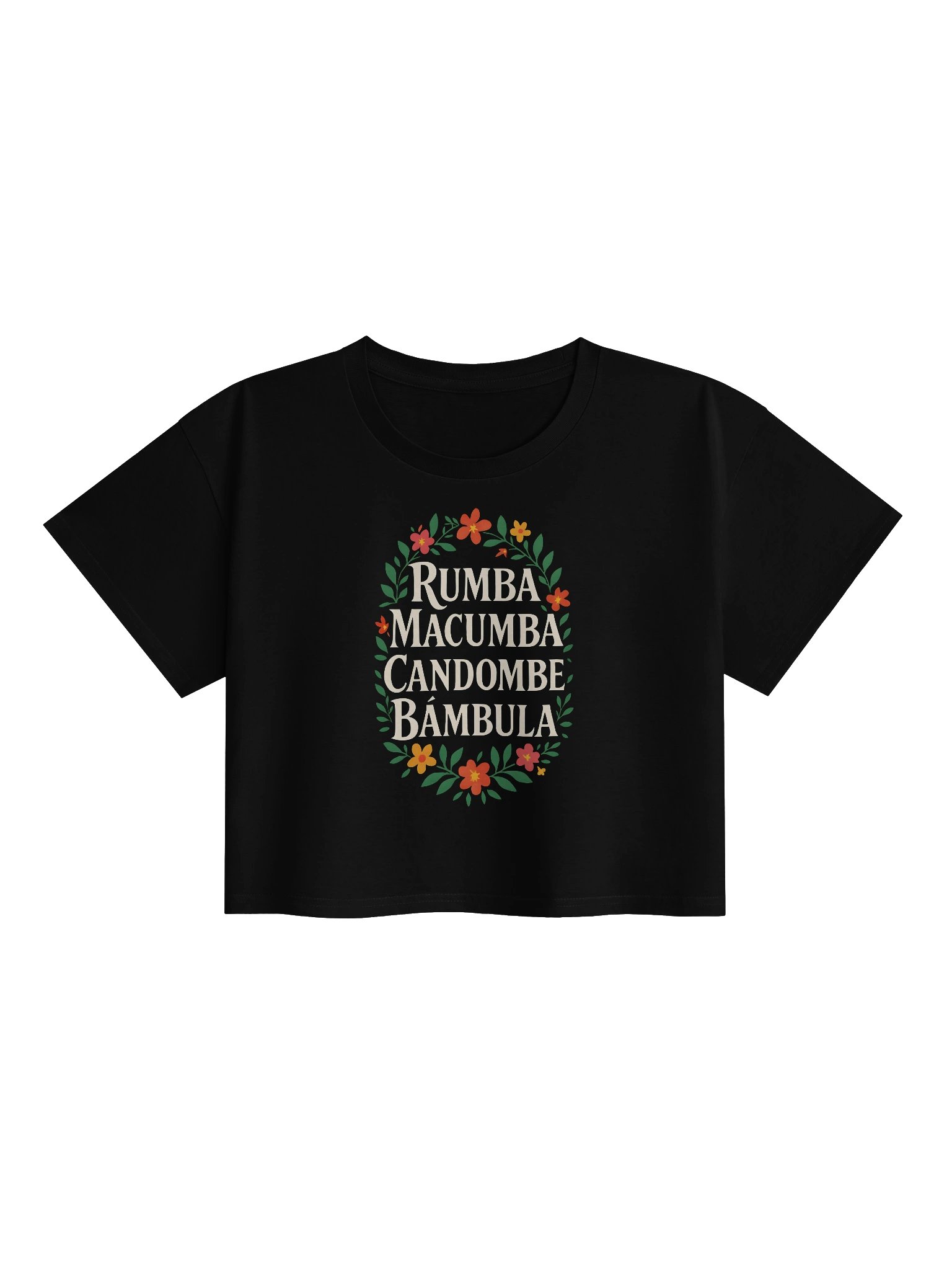 Rumba Macumba Candombe Bámbula Crop Top product image (1)