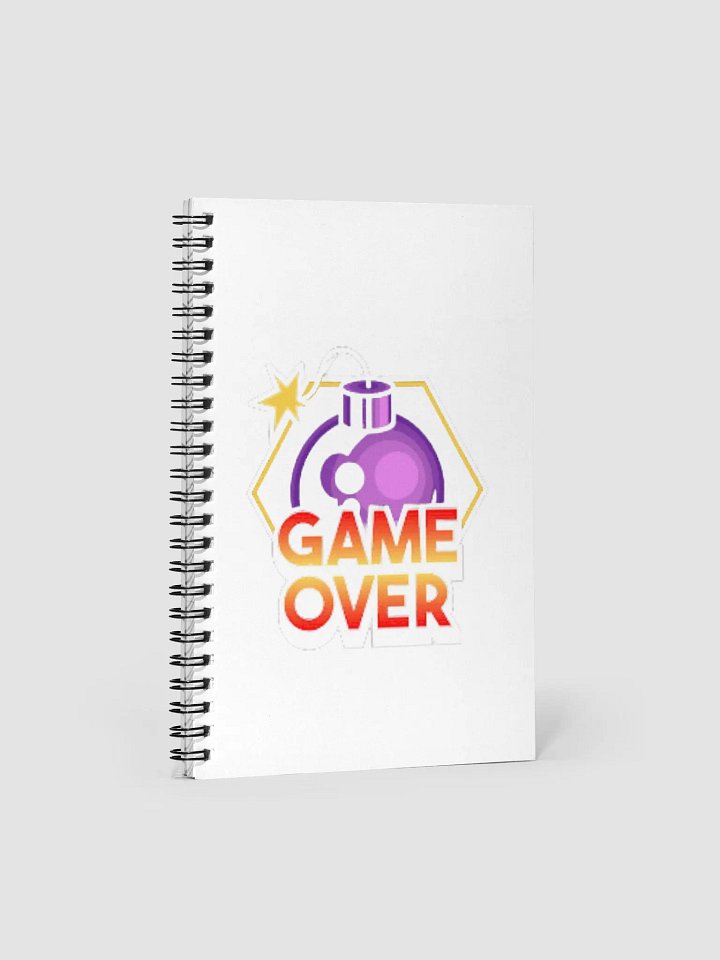 Game Over Explosion Spiral Notebook product image (1)