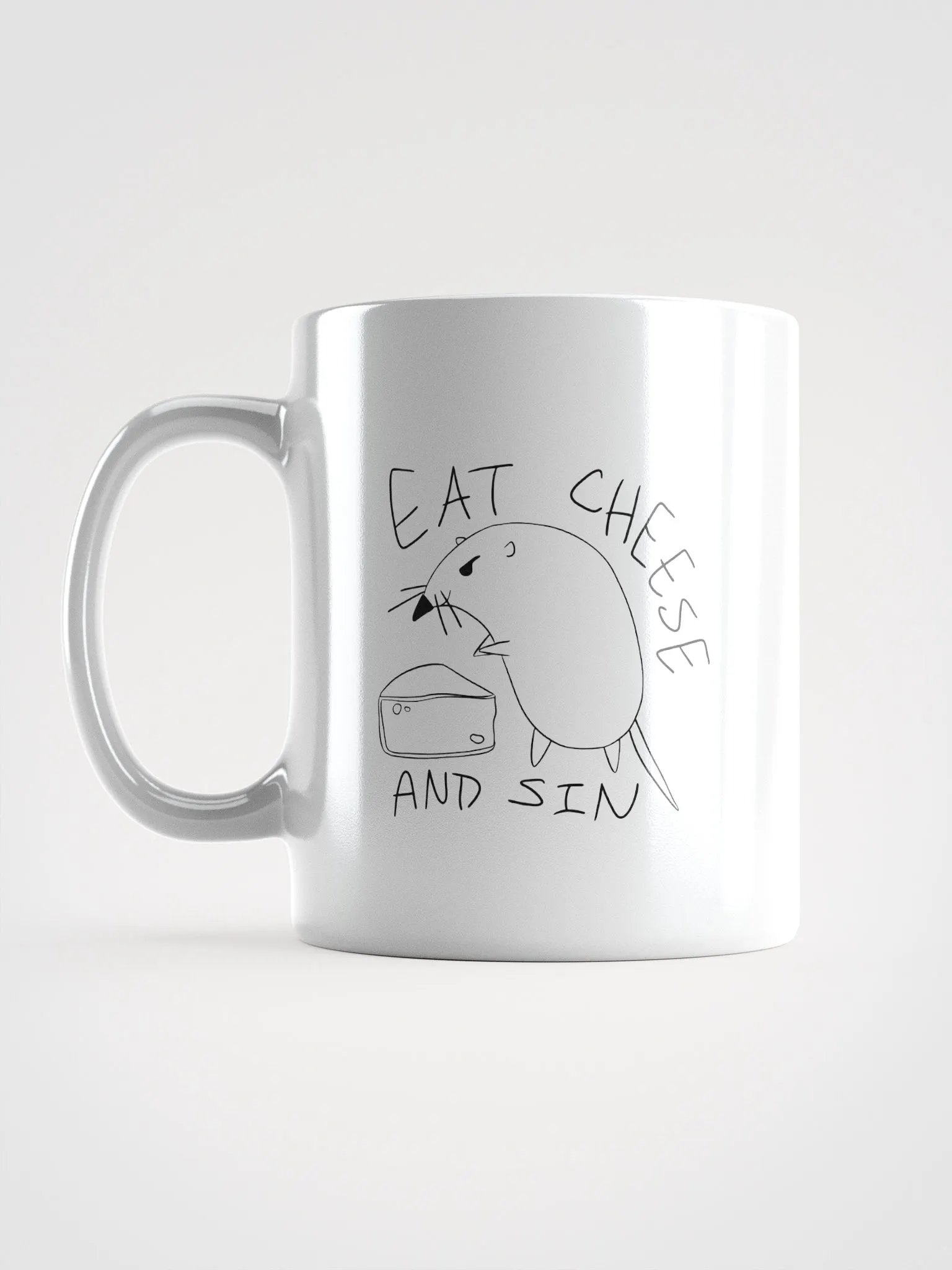 Eat Cheese and Sin Mug product image (6)