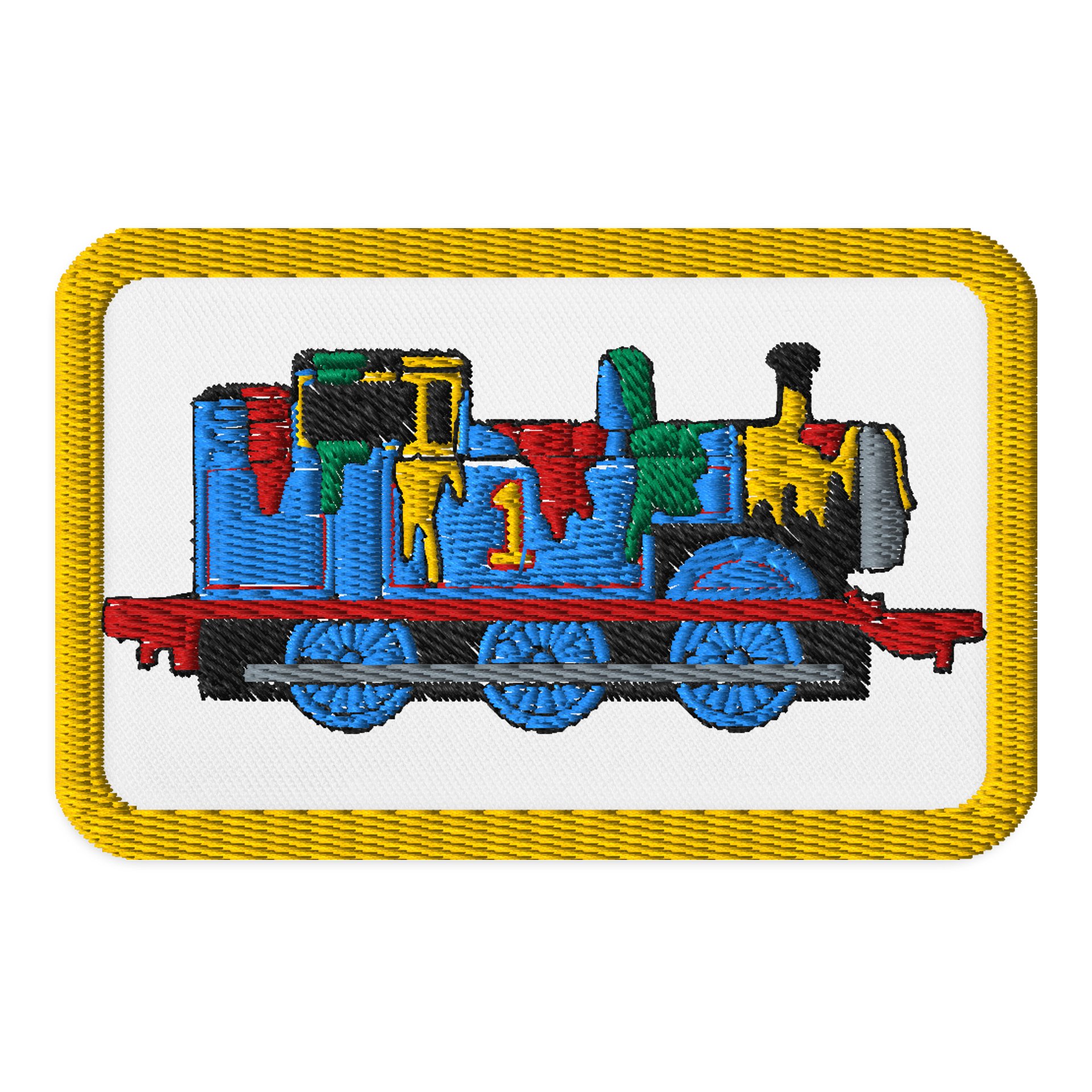 Paint Splatter Thomas Embroidered Patch product image (1)