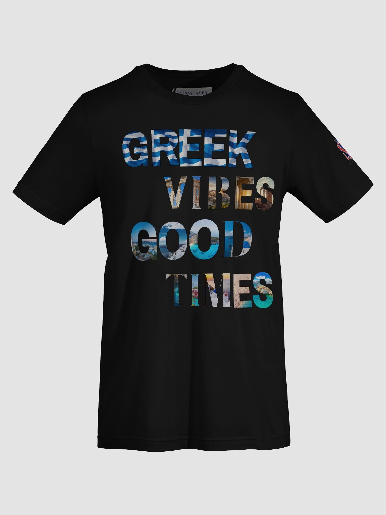 Greek Times Good Times – Greek Summer Vibes Graphic Tee product image (8)