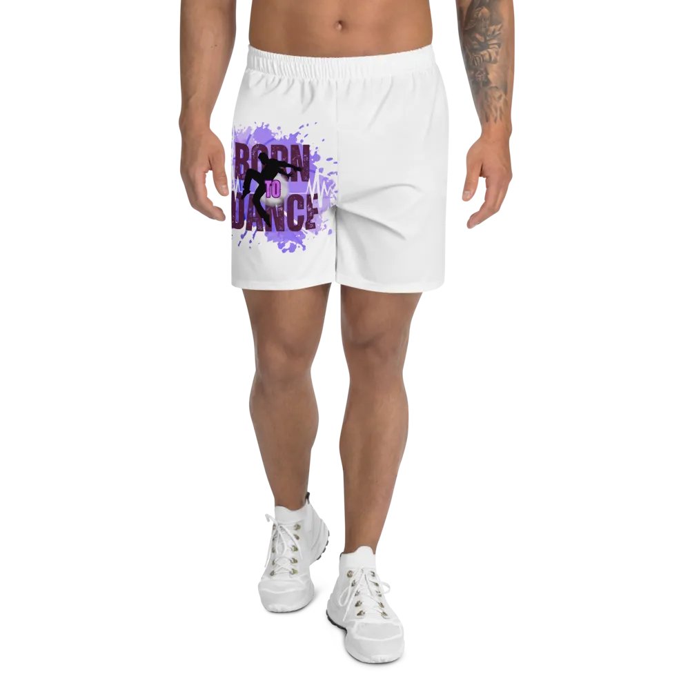 Born to Dance His Silhouette Splash Athletic Shorts product image (1)