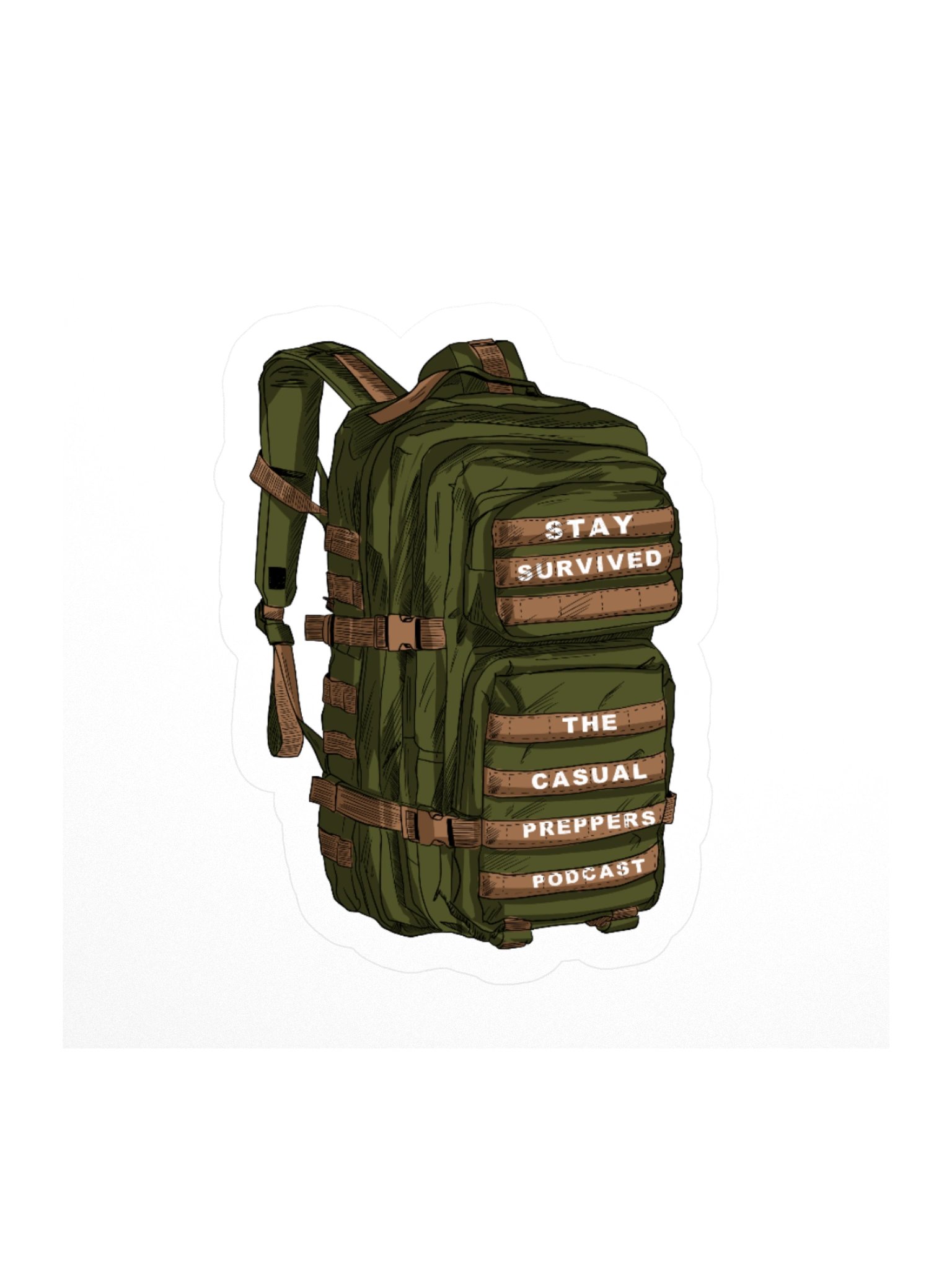 Backpack Queen Sticker product image (1)