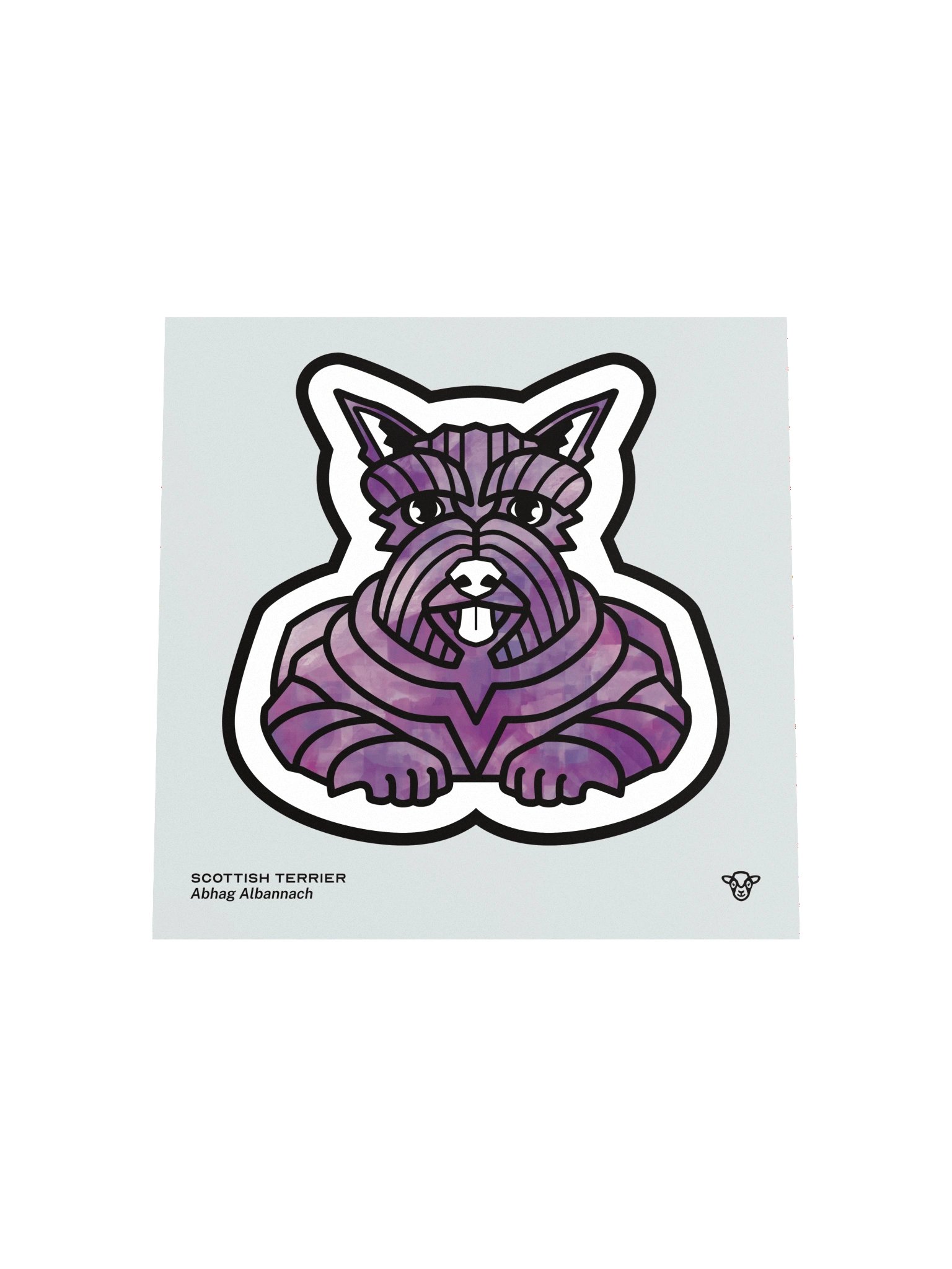 Scottish Terrier Matte Square Print product image (4)