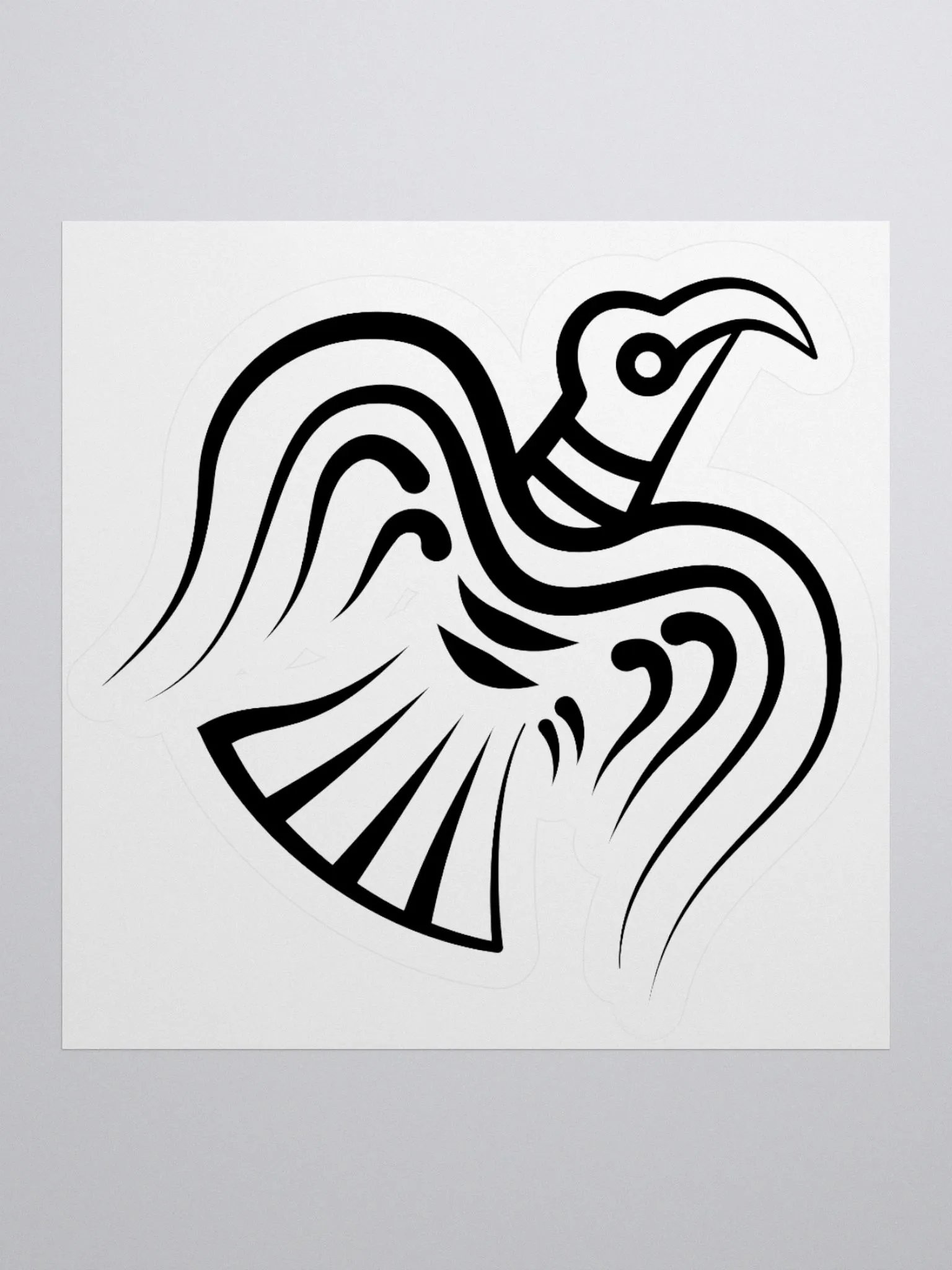 Viking Raven Sticker product image (1)