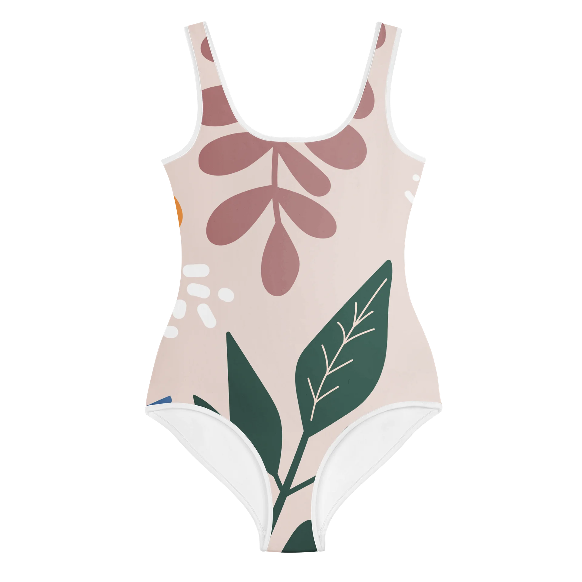 Abstract Botanical Youth Swimsuit product image (2)