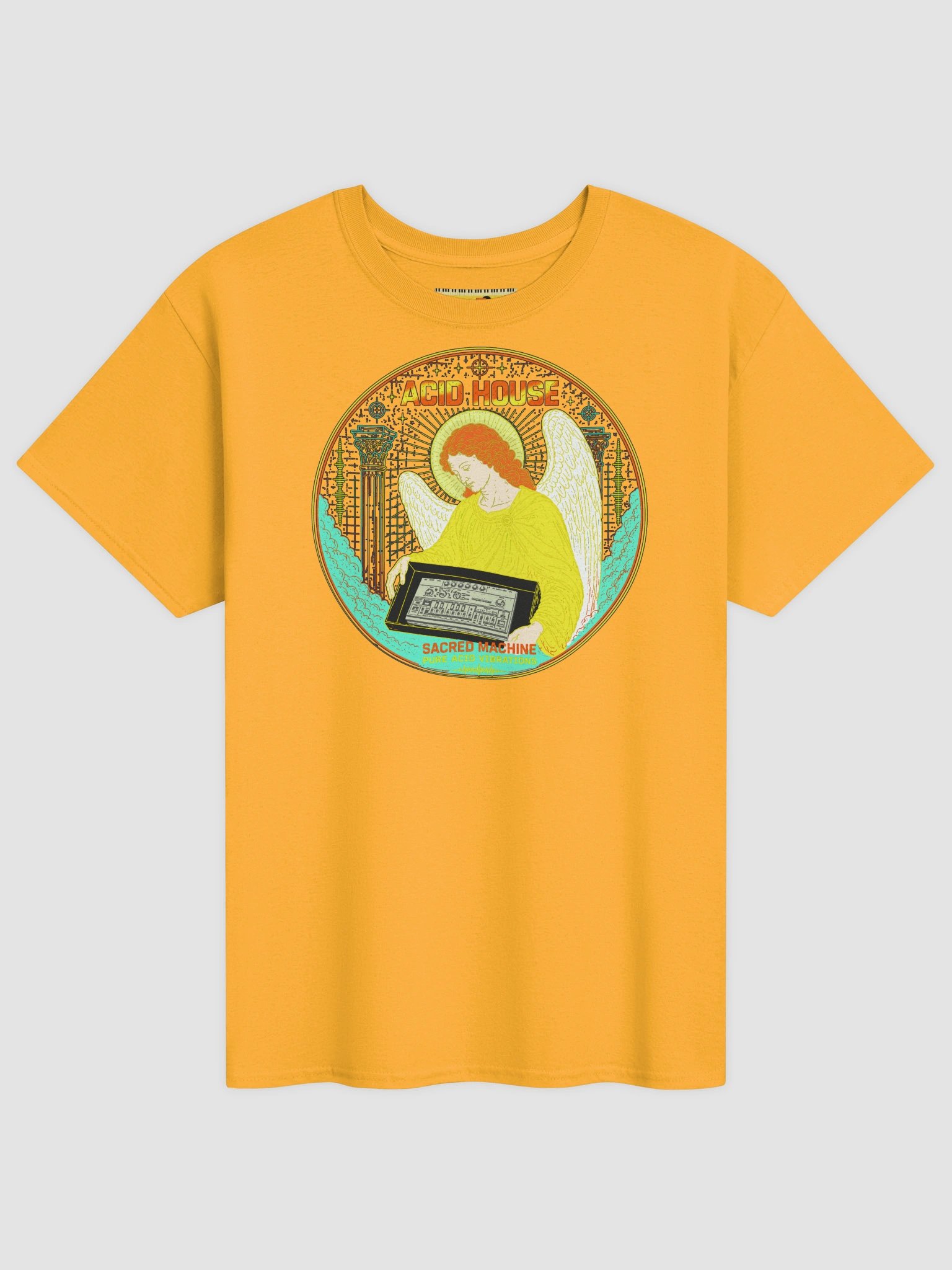 ACIDUS SANCTUS 303, by Frank Fonik Unisex t-shirt product image (1)