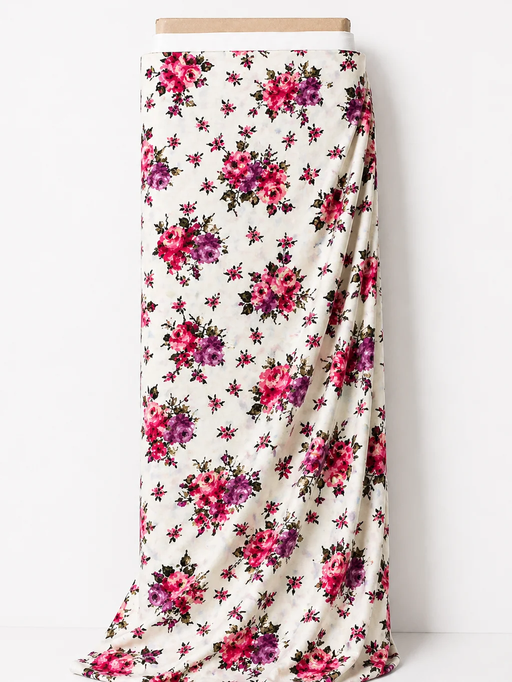 Pink & Purple Spring Floral DBP Fabric product image (2)