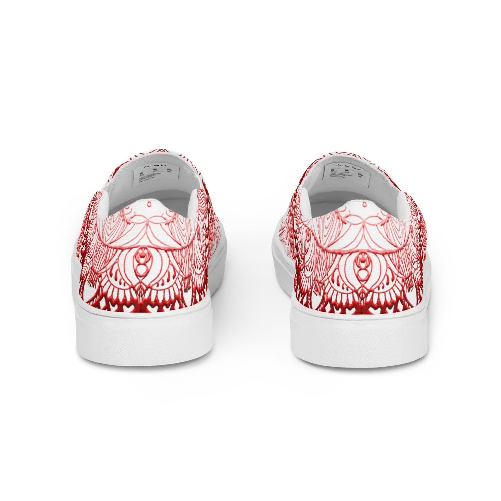 Radiant Red Mandala Slip-Ons product image (4)