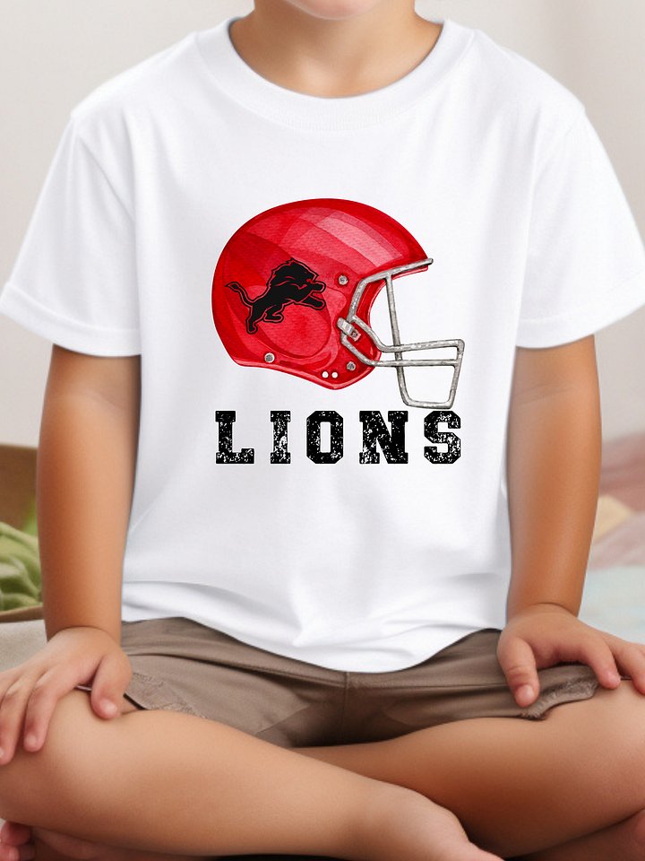 Toddler Boys Lions Football T-Shirt (Homemade) product image (1)