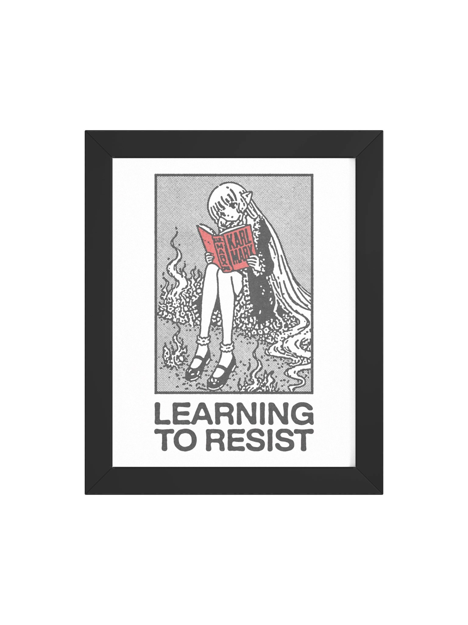 LEARNING TO RESIST ! Framed Print. product image (4)