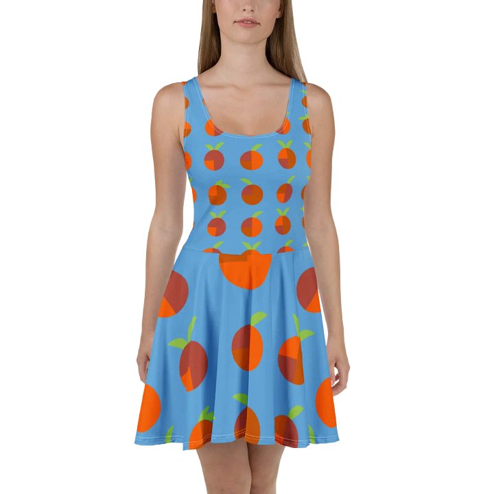 Citrus Sunburst Skater Dress product image (2)