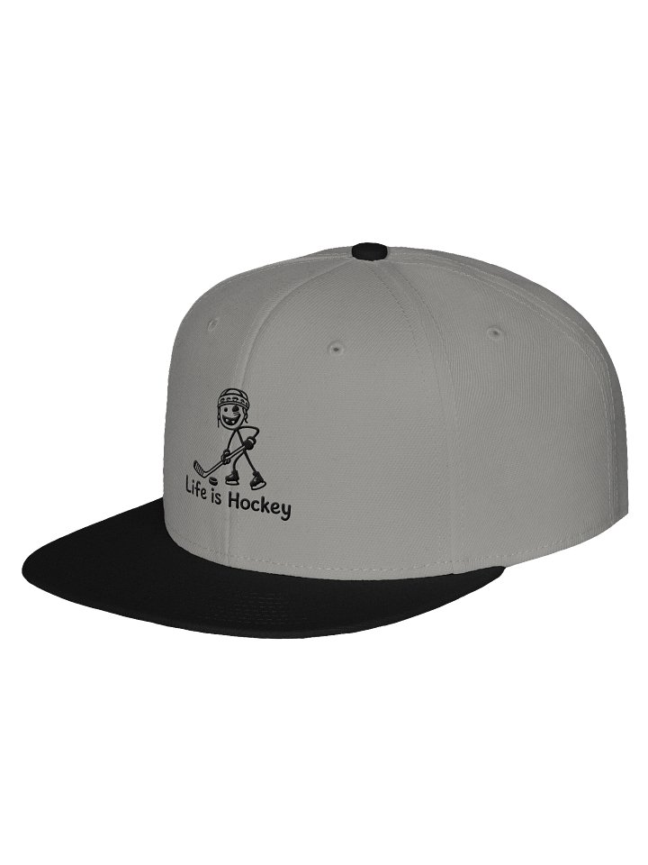 Life is Hockey Snapback (Gray/Black) product image (2)