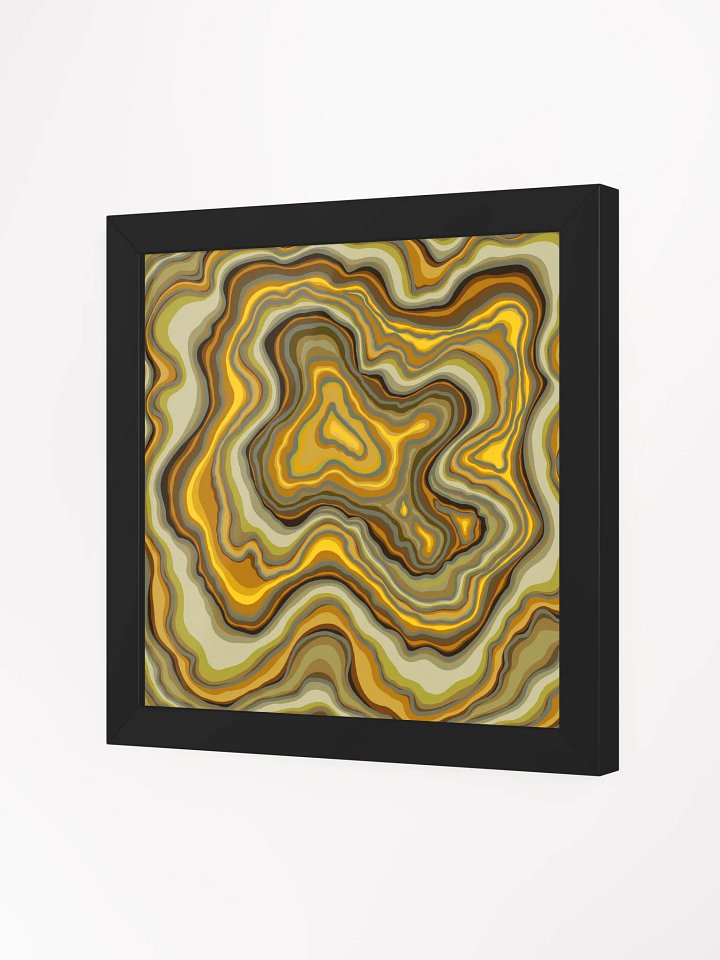 Vibrant Ayous Wood Framed Poster - Stone No. 11 product image (20)