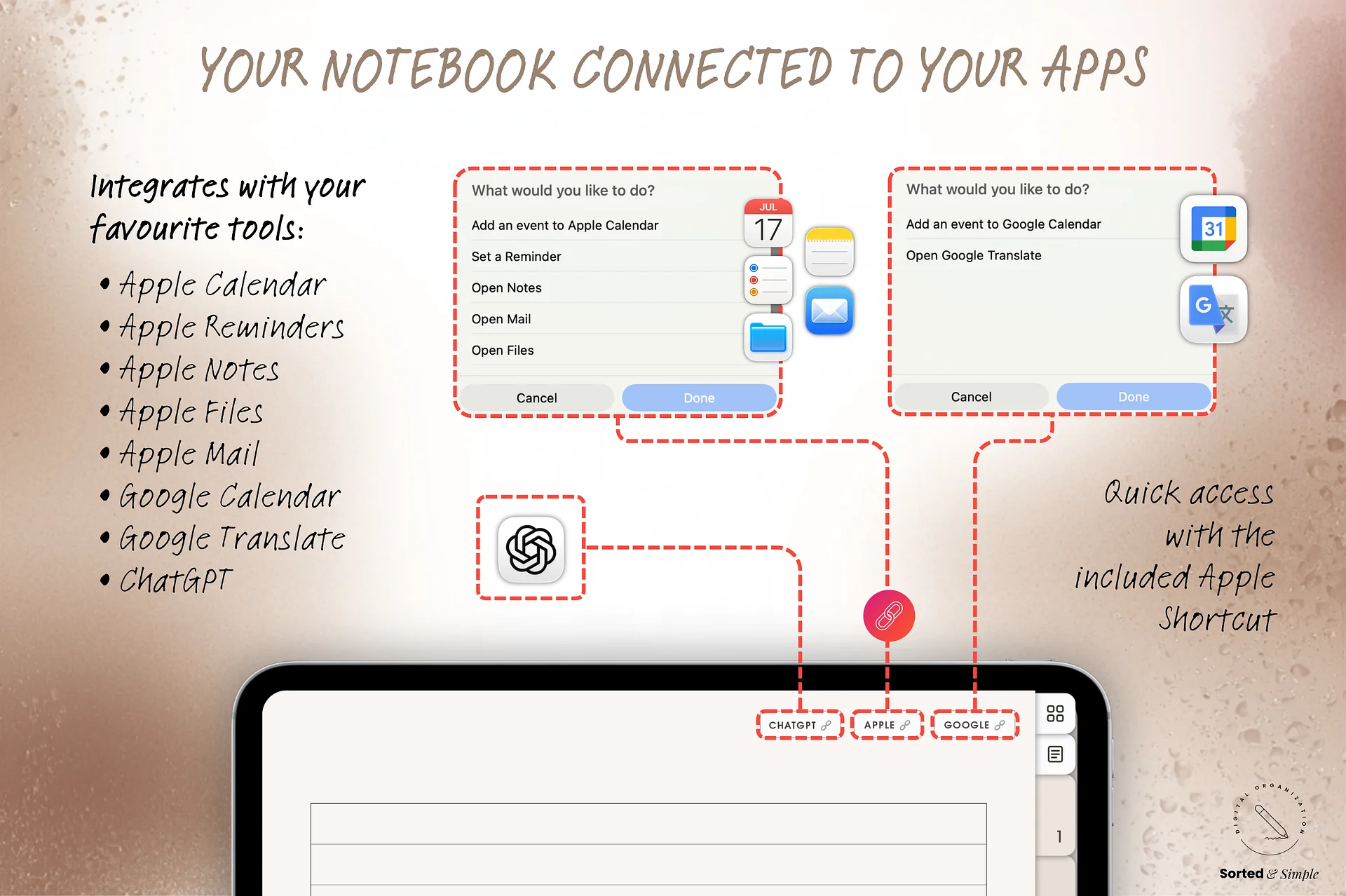 Smart Digital Notebook - Academic Brown product image (2)