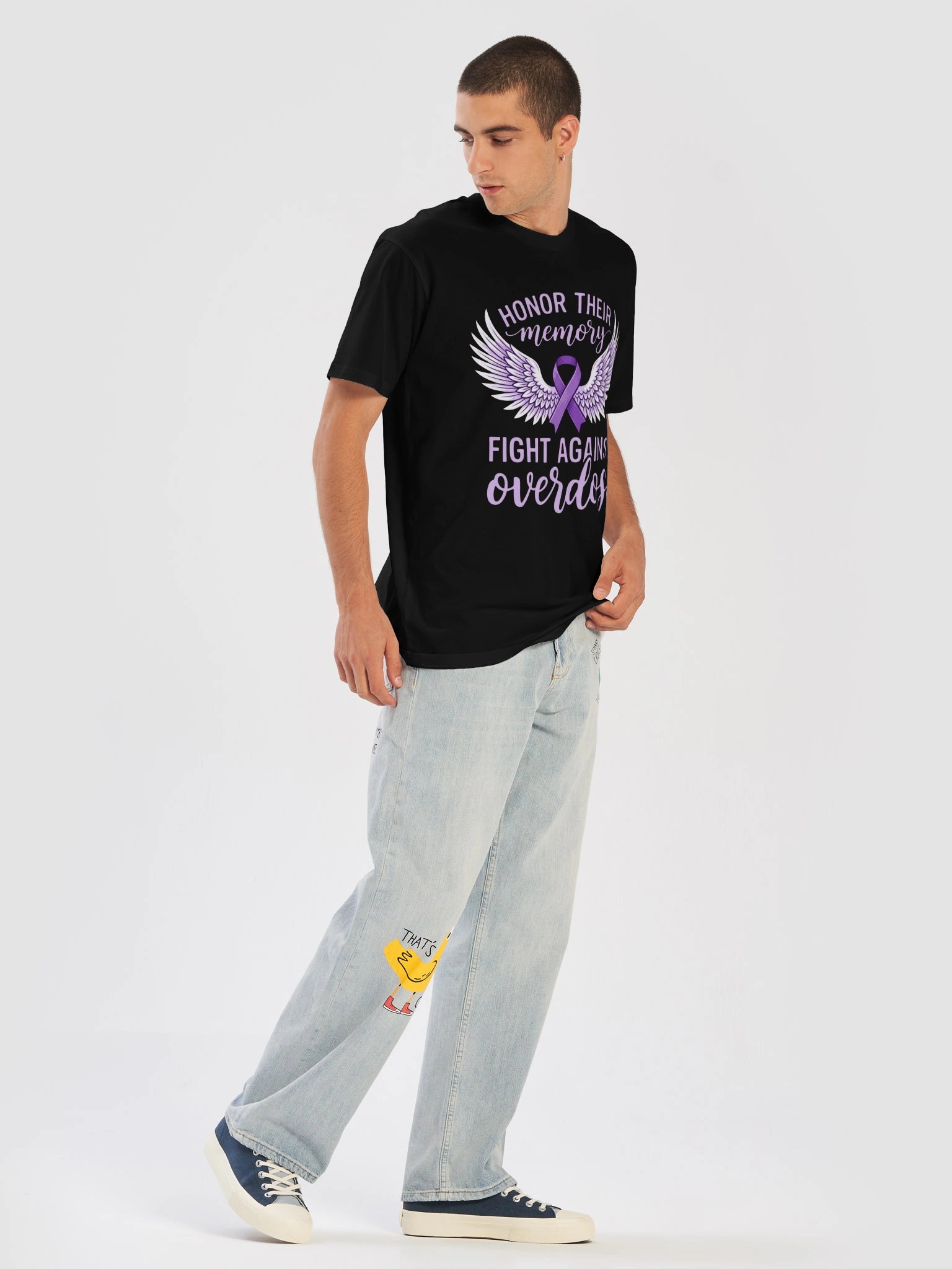 Honor Their Memory Overdose Awareness Support T-Shirt product image (45)