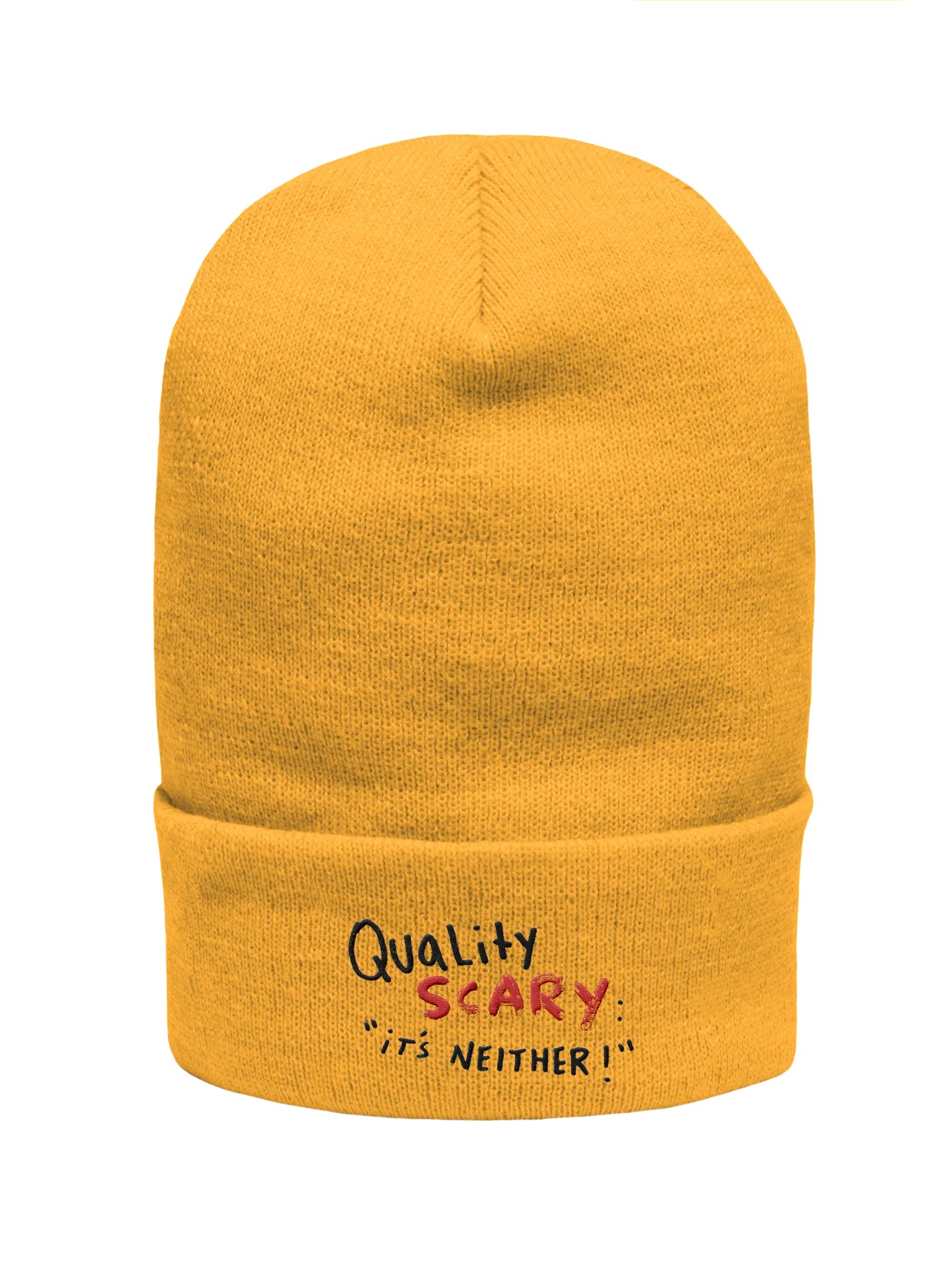 Quality Scary - It's Neither! Beanie product image (2)