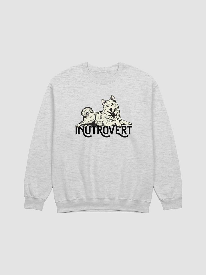 Inutrovert Sweatshirt of an Akita Inu (White) | Funny Shirt for Akita Paw-rents product image (1)