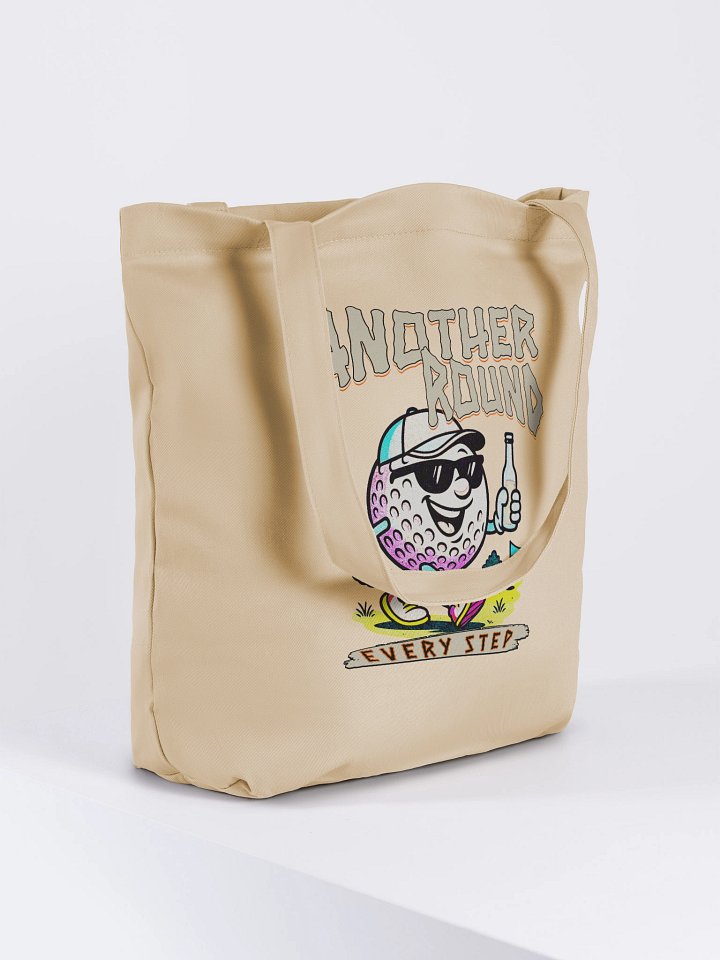 Another Round Every Step Golfing Eco-Friendly Tote Bag product image (4)