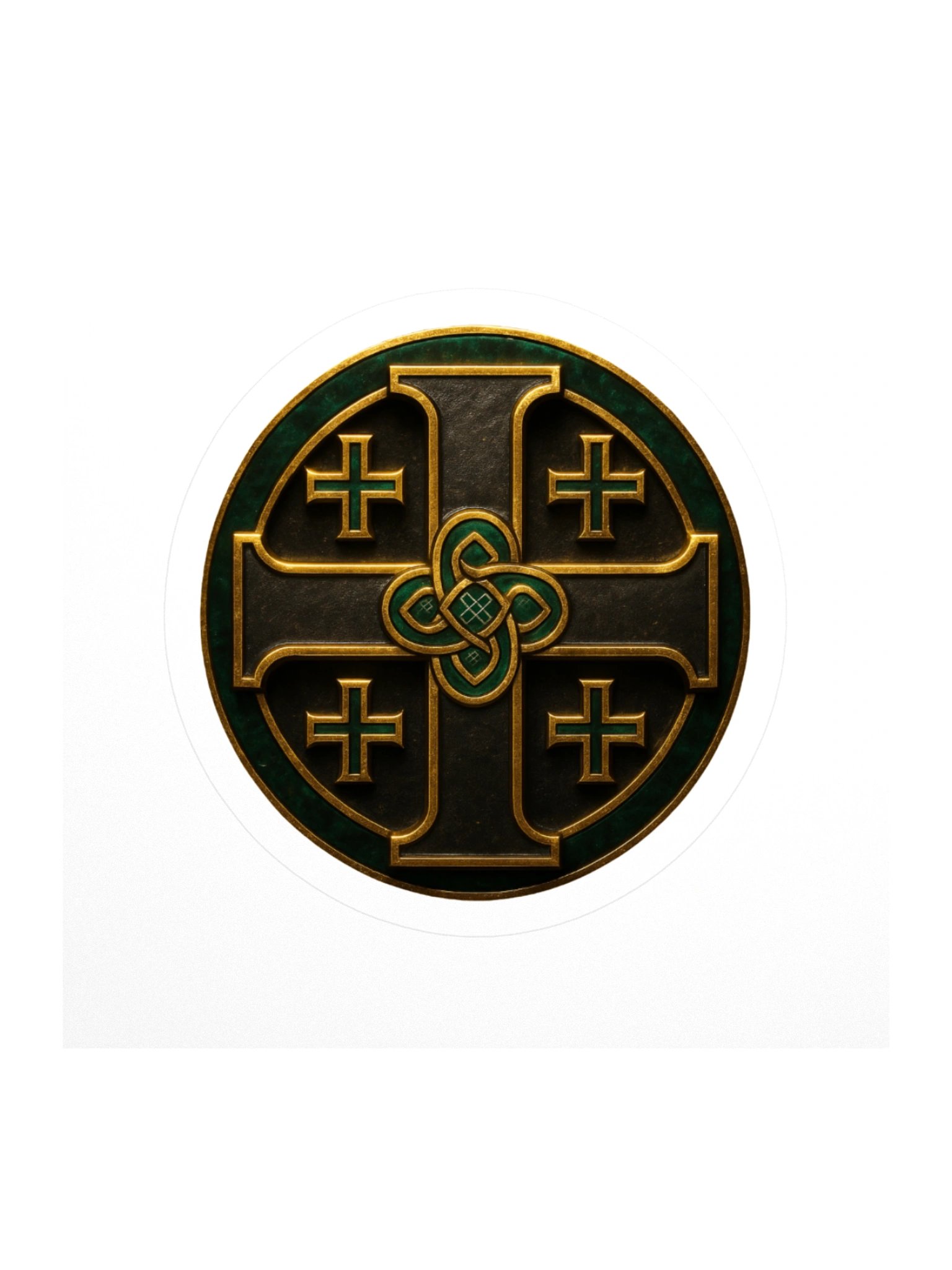 Layman Jerusalem Cross sticker product image (1)