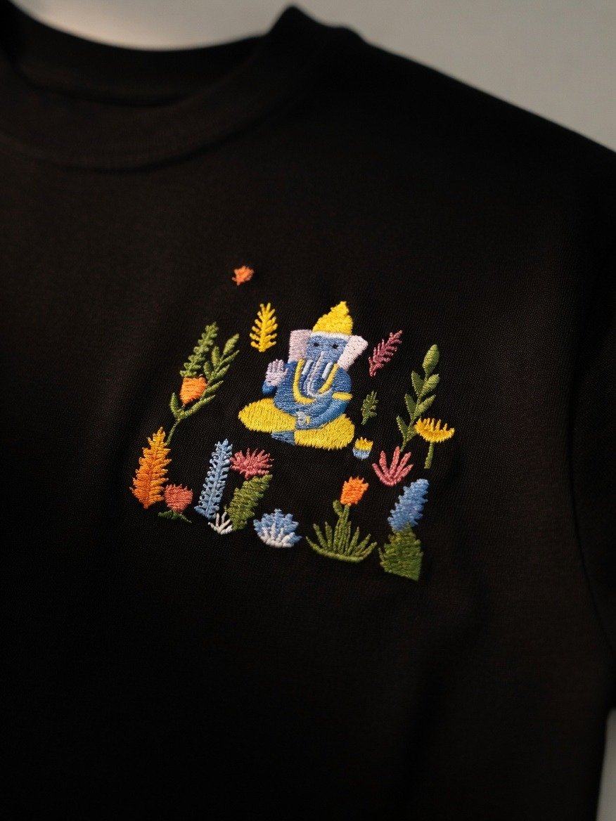 Om Gam Ganapataye Namaha - The Path Opens (BLACK) product image (1)