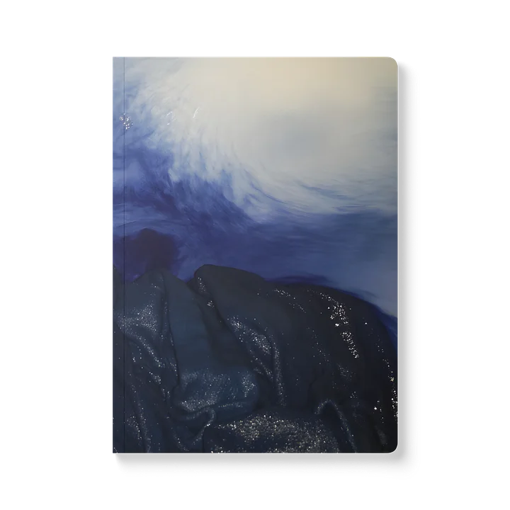 blue ink — from "holding" | softcover notebook | eza | casa de karma product image (1)