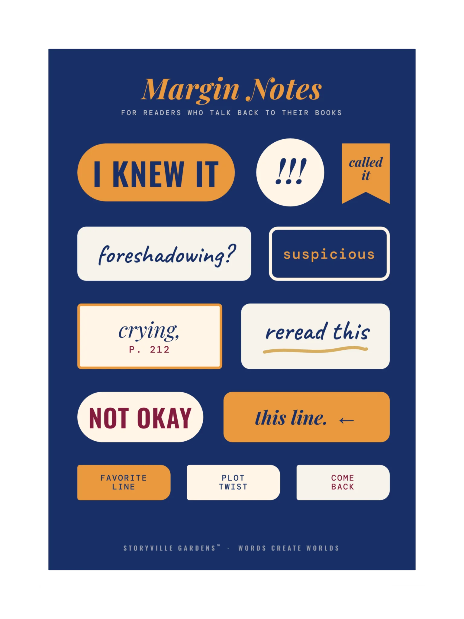 Margin Notes Sticker Sheet product image (3)