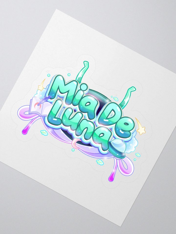 Mia De Luna Logo Kiss Cut Stickers product image (5)