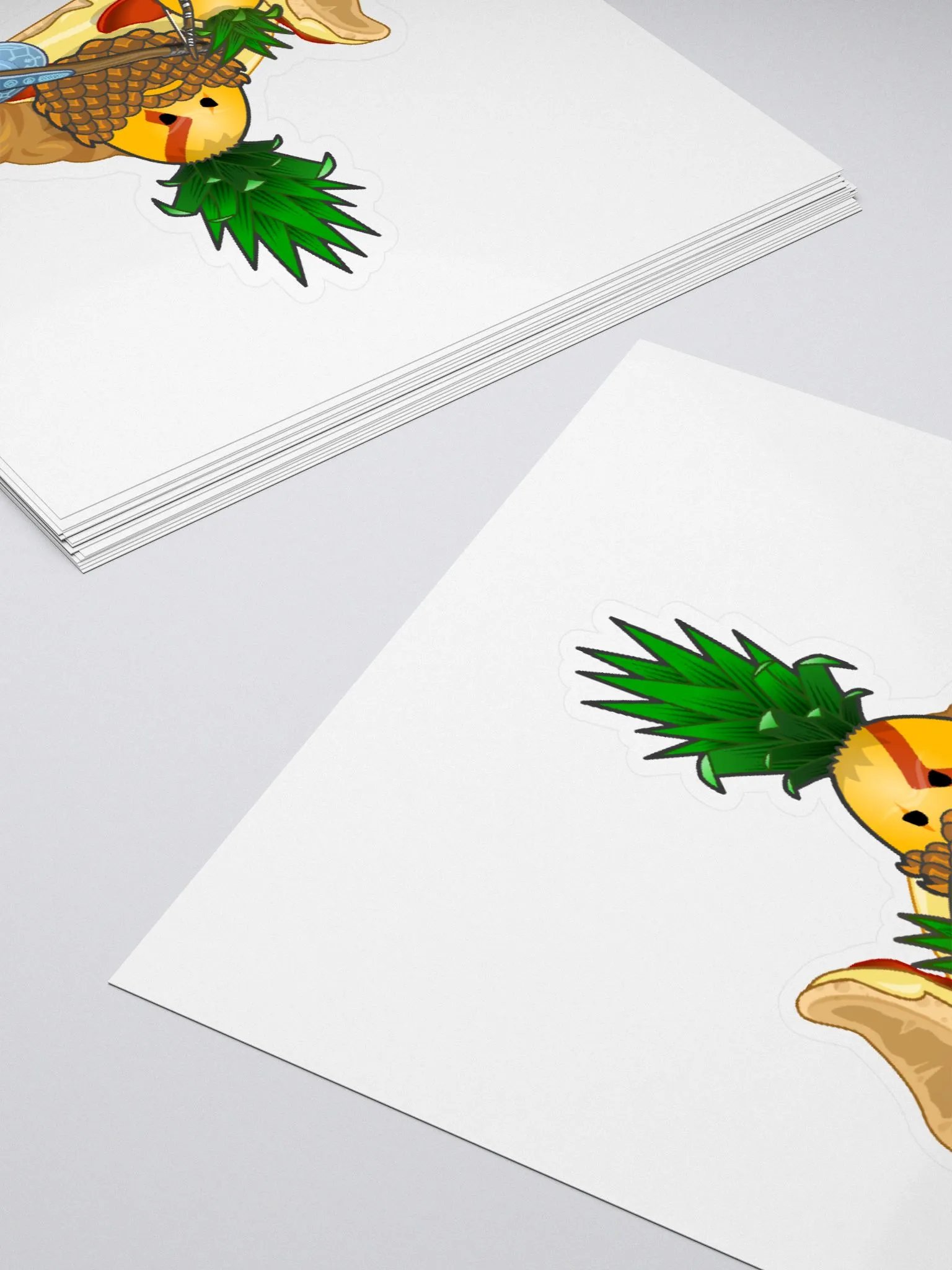 Kratos Pineapple Pizza Sticker product image (4)