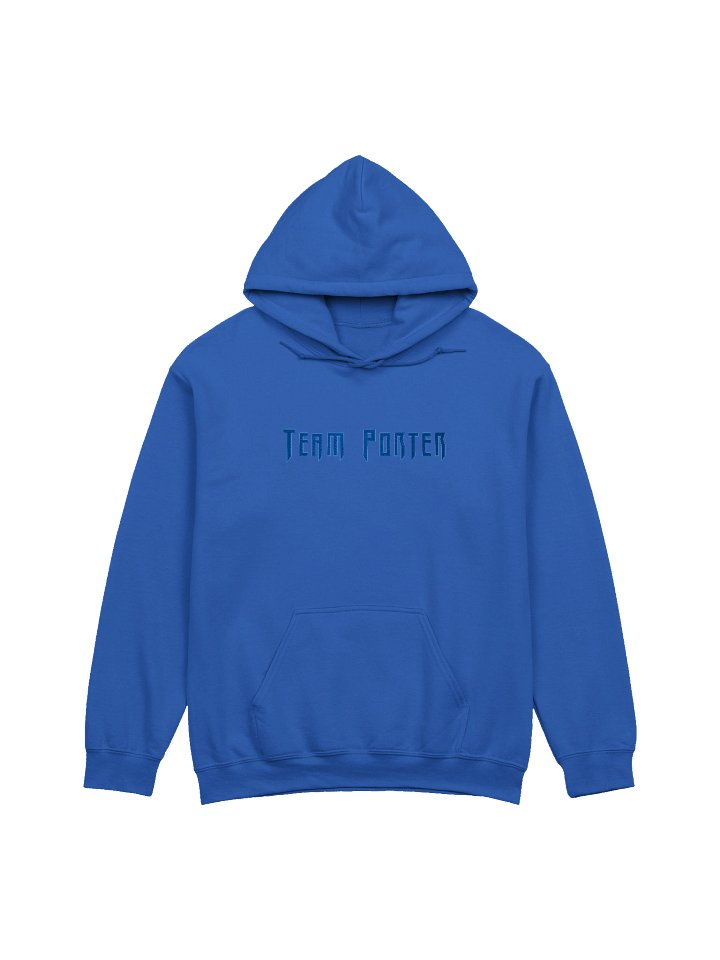 Team Porter Monochrome Embroidered Unisex Hoodie | Royal product image (1)