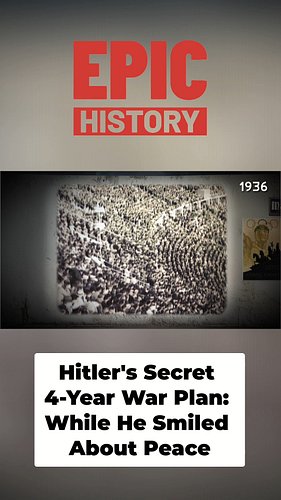 Hitler gave Germany four years to prepare for war — most people never knew the plan existed. The Four Year Plan of 1936 place...