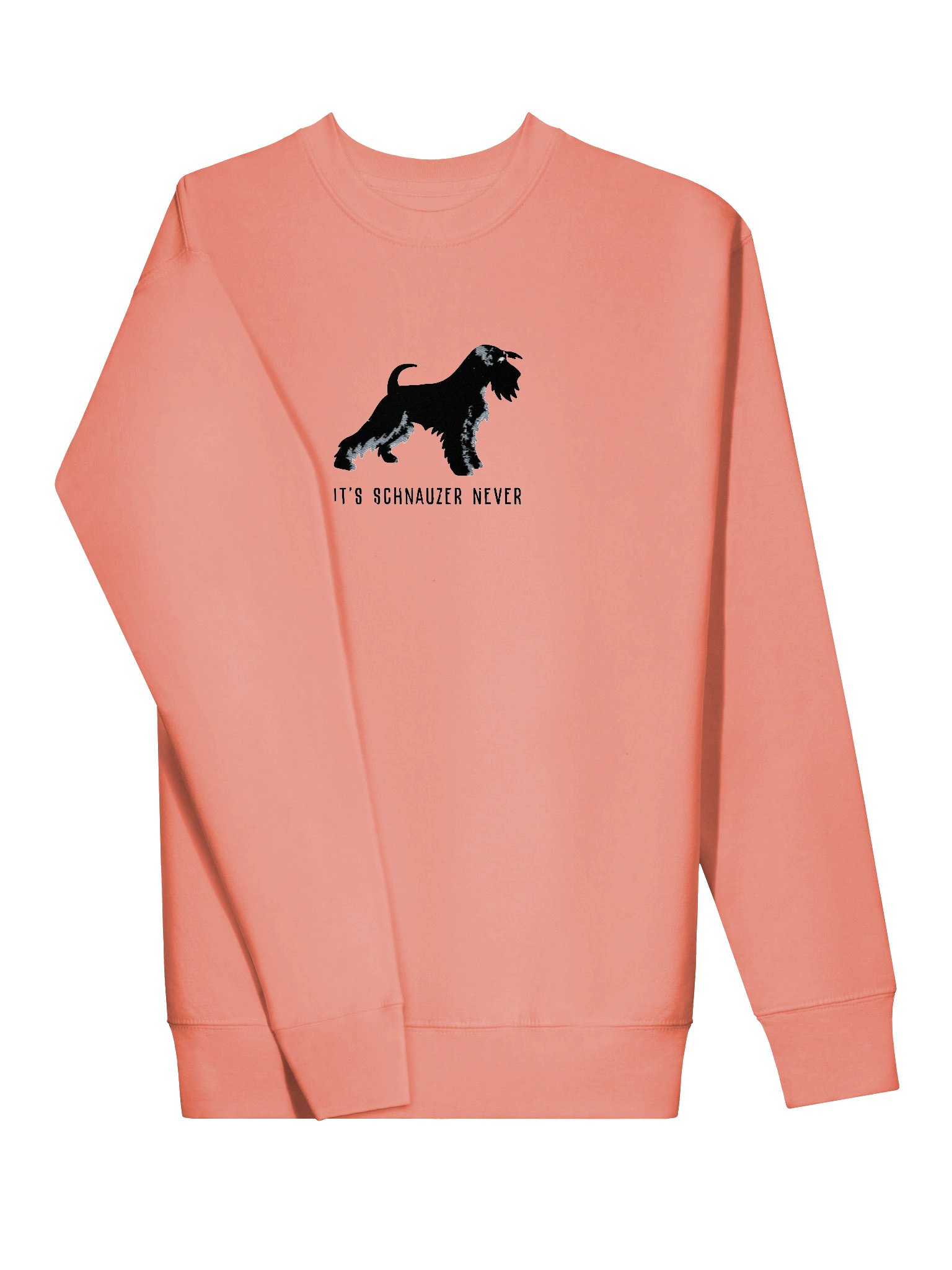 It's Schnauzer Never Sweatshirt (Embroidered) of a Miniature Schnauzer(Black) product image (17)