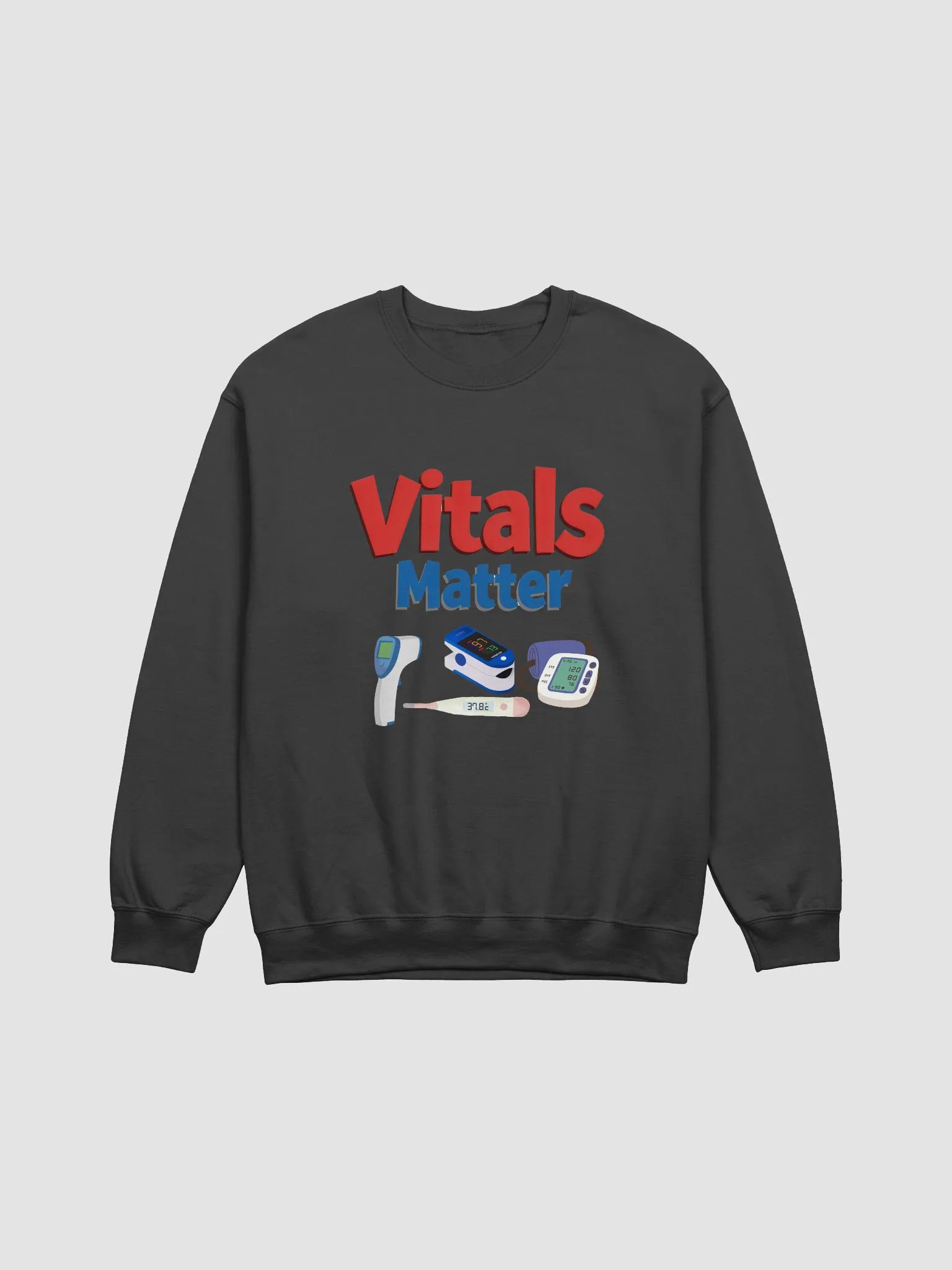 Vitals Matter Medical Devices Crewneck Sweatshirt product image (9)