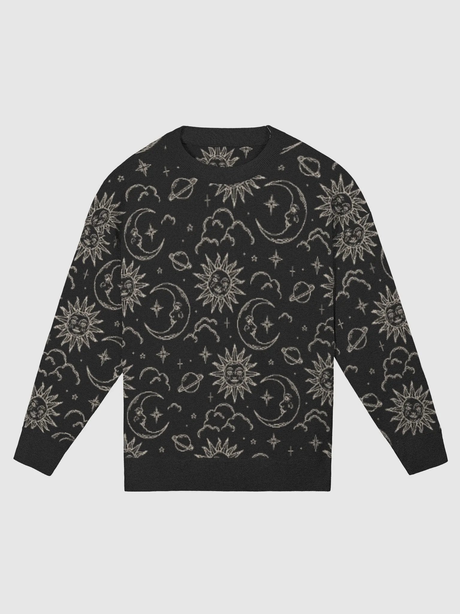 Kawaiikitten Stars Moon and Planets Knitwear Cardigan product image (1)